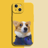 Cute Puppy Silicone Case for iPhone Series